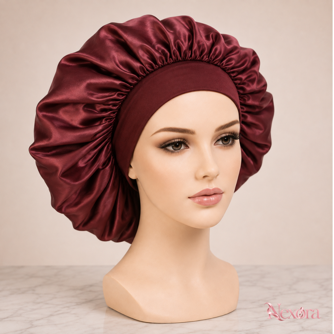 Nexora Satin-Schlafhaube
