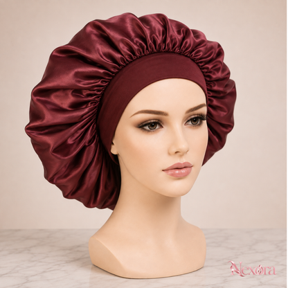 Nexora Satin-Schlafhaube